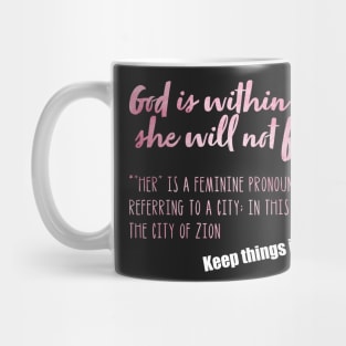 Christian Quote Watercolor Mug